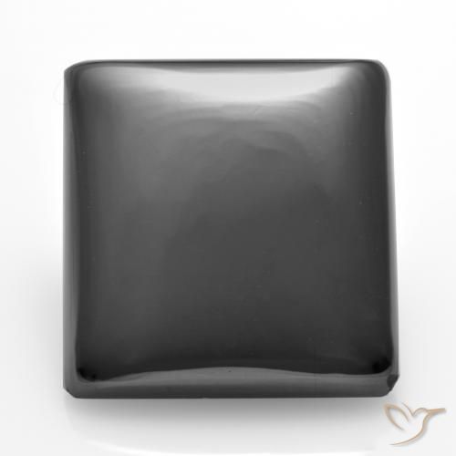 22.30ct Naturale Grigio medio Ematite, Quadrato, Opaco