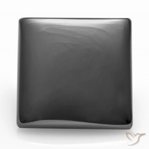 17.61ct Naturale Grigio medio Ematite, Quadrato, Opaco