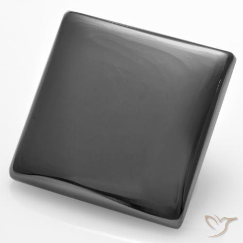 Ematite Grigio medio naturale da 17.61 ct, Quadrato, Opaco