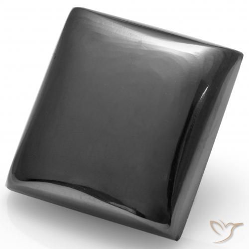Ematite Grigio medio naturale da 23.80 ct, Quadrato, Opaco