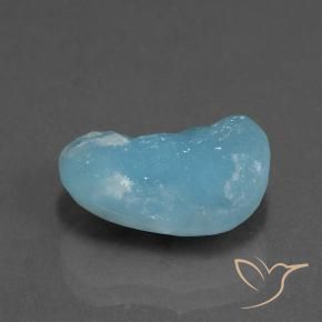 Druzy emimorfitica Blu acqua naturale da 7.82 ct, Taglio a fantasia, Opaco