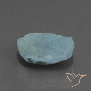 Druzy emimorfitica Verde bluastro chiaro naturale da 6.13 ct, Taglio a fantasia, Opaco