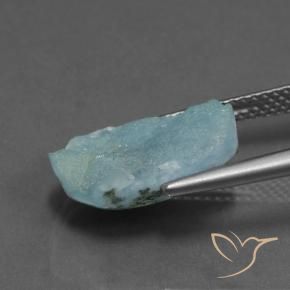Druzy emimorfitica Verde bluastro chiaro naturale da 6.13 ct, Taglio a fantasia, Opaco