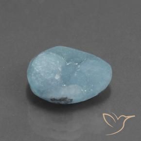 Druzy emimorfitica Verde bluastro chiaro naturale da 7.55 ct, Taglio a fantasia, Opaco