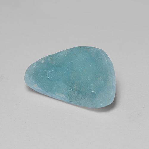 Druzy emimorfitica Teal-blu naturale da 4.48 ct, Forma fantasia, Opaco