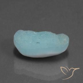 Druzy emimorfitica Verde bluastro naturale da 7.27 ct, Taglio a fantasia, Opaco