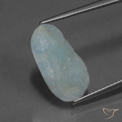 7.48ct Naturale Azzurro Druse emimorfite, Taglio a fantasia, Opaco