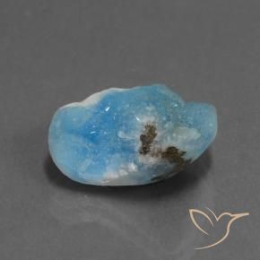 Druzy emimorfitica Blu elettrico azzurro naturale da 6.82 ct, Taglio a fantasia, Opaco
