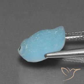 Druzy emimorfitica Azzurro naturale da 6.04 ct, Taglio a fantasia, Opaco