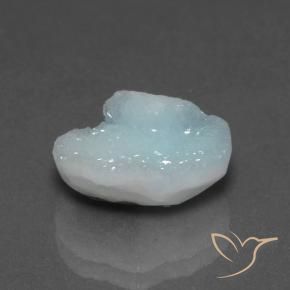 Druzy emimorfitica Azzurro-Verde naturale da 5.39 ct, Taglio a fantasia, Opaco