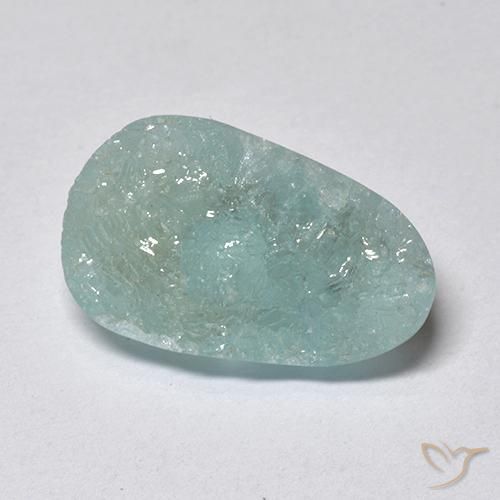 Druzy emimorfitica Blu verde naturale da 5.63 ct, Taglio a fantasia, Traslucido
