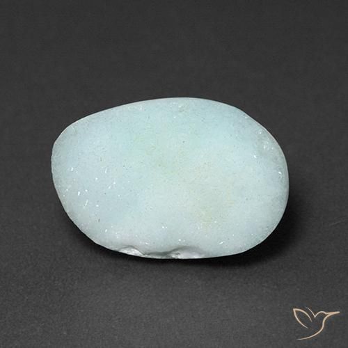 Druzy emimorfitica Azzurro naturale da 5.31 ct, Taglio a fantasia, Opaco