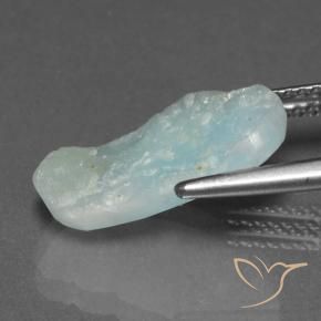 Druzy emimorfitica Verde bluastro chiaro naturale da 4.94 ct, Taglio a fantasia, Opaco