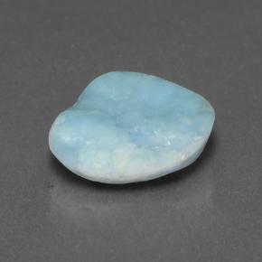 Druzy emimorfitica Blu acqua naturale da 3.40 ct, Forma fantasia, Opaco