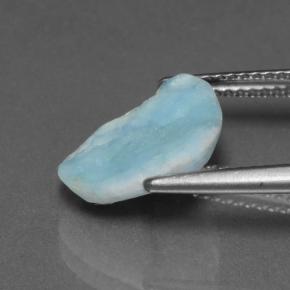 Druzy emimorfitica Blu acqua naturale da 3.40 ct, Forma fantasia, Opaco