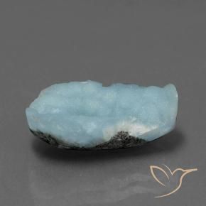 Druzy emimorfitica Azzurro naturale da 5.78 ct, Taglio a fantasia, Opaco
