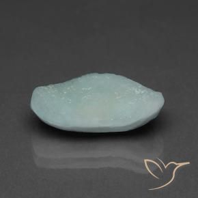 Druzy emimorfitica Azzurro-Verde Pale naturale da 5.88 ct, Taglio a fantasia, Opaco