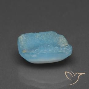 Druzy emimorfitica Blu acqua naturale da 5.68 ct, Taglio a fantasia, Opaco