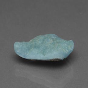 Drusa di emimorfite naturale blu da 4,91 ct, forma fantasia, opaco