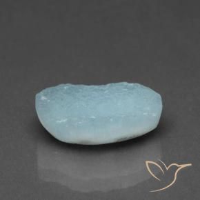 Druzy emimorfitica Verde bluastro chiaro naturale da 4.99 ct, Taglio a fantasia, Opaco