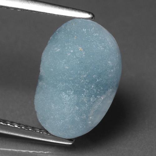 Drusa di emimorfite naturale turchese da 8,18 ct, forma fantasia, opaco