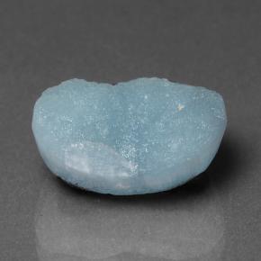 Drusa di emimorfite naturale turchese da 8,18 ct, forma fantasia, opaco