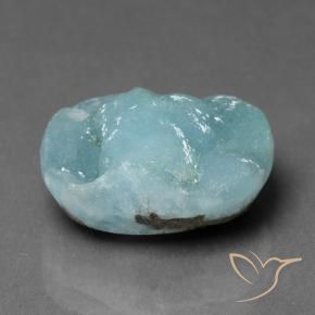 Druzy emimorfitica Verde bluastro chiaro naturale da 8.21 ct, Taglio a fantasia, Opaco
