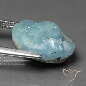 Druzy emimorfitica Verde bluastro chiaro naturale da 8.21 ct, Taglio a fantasia, Opaco