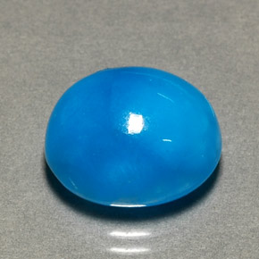 Emimorfite Blu naturale da 9.50 ct, Taglio ovale, Opaco