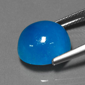 Emimorfite Blu naturale da 11.64 ct, Taglio ovale, Traslucido