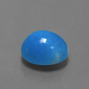 Emimorfite Bianco blu naturale da 13.12 ct, Taglio ovale, Opaco