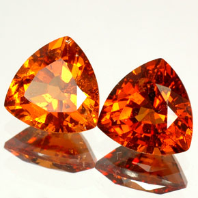 Granato essonite naturale arancione da  ct, trillion, VS-SI