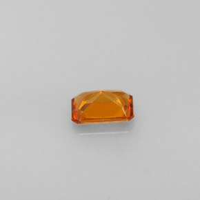 Granato hessonite Mandarino naturale da 0.63 ct, Taglio smeraldo, VS