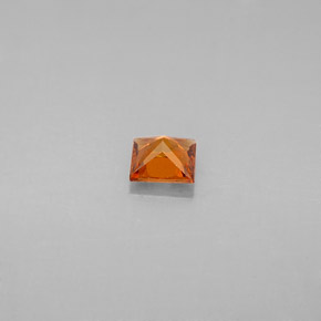Granato hessonite Mandarino naturale da 0.38 ct, Quadrato, VS