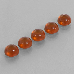 Gemme di Granato hessonite Mandarino naturale da  ct, Trasparente, Trasparente/Traslucido
