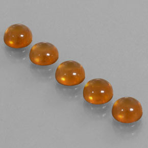 Gemme di Granato hessonite Mandarino naturale da  ct, Trasparente, Trasparente/Traslucido