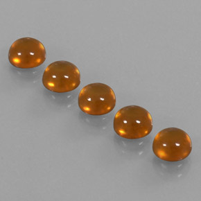 Gemme di Granato hessonite Mandarino naturale da  ct, Trasparente, Trasparente/Traslucido