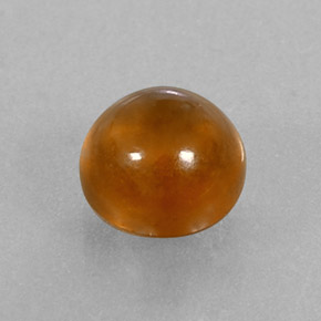 Granato essonite naturale arancione da 2,44 ct, trasparente, trasparente/traslucido