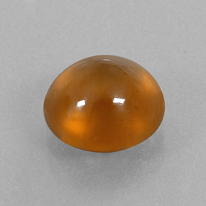 Granato essonite naturale arancione da 3,80 ct, trasparente, trasparente/traslucido