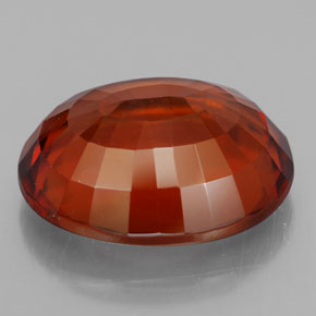 Granato essonite naturale arancione da 9,14 ct, taglio ovale, VS