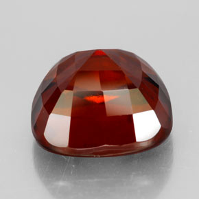 Granato essonite naturale arancione da 8,60 ct, taglio a cuscino, VS