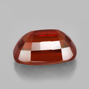 Granato essonite naturale arancione da 6,52 ct, taglio a cuscino, VS