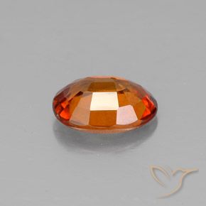 Granato hessonite Arancione scuro naturale da 1.61 ct, Ovale, VS-SI