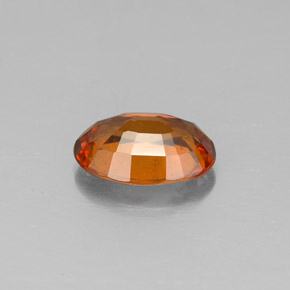 Granato hessonite Arancio cannella naturale da 1.32 ct, Taglio ovale, VS-SI
