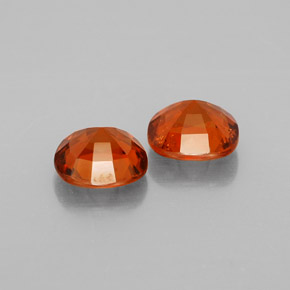 Gemme di Granato hessonite Arancio cannella naturale da  ct, Taglio a cuscino, VS-SI