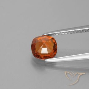 Granato hessonite Arancione Ambra naturale da 1.60 ct, Cuscino, VS-SI