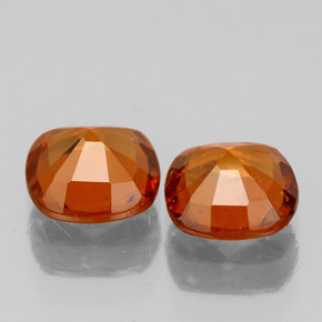 Granato essonite naturale arancione da  ct, taglio a cuscino, VS-SI