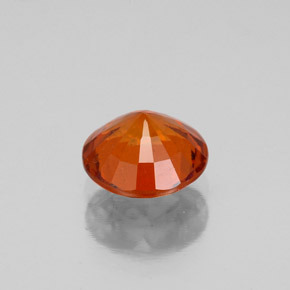 Granato essonite naturale arancione da 1,38 ct, taglio rotondo, VS-SI