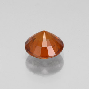 Granato hessonite Arancio cannella naturale da 1.47 ct, Taglio rotondo, VS-SI