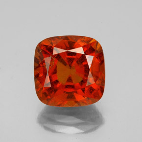 Granato hessonite Arancio cannella naturale da 4.15 ct, Taglio a cuscino, SI
